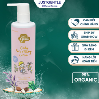 Kem dưỡng ẩm hữu cơ cho trẻ em hương lavender Hữu Cơ JustGentle