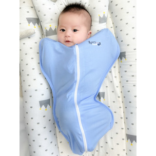  Nhộng chũn cho trẻ sơ sinh khóa kéo 2 chiều từ vải sợi tre kháng khuẩn nhà Luxry giúp trẻ ngủ ngon giấc