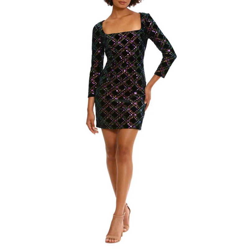 Đầm VNXK hiệu Donna Morgan hình thật Shop chụp
