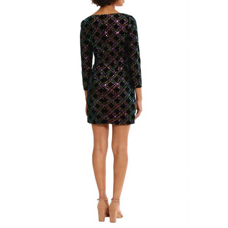 Đầm VNXK hiệu Donna Morgan hình thật Shop chụp