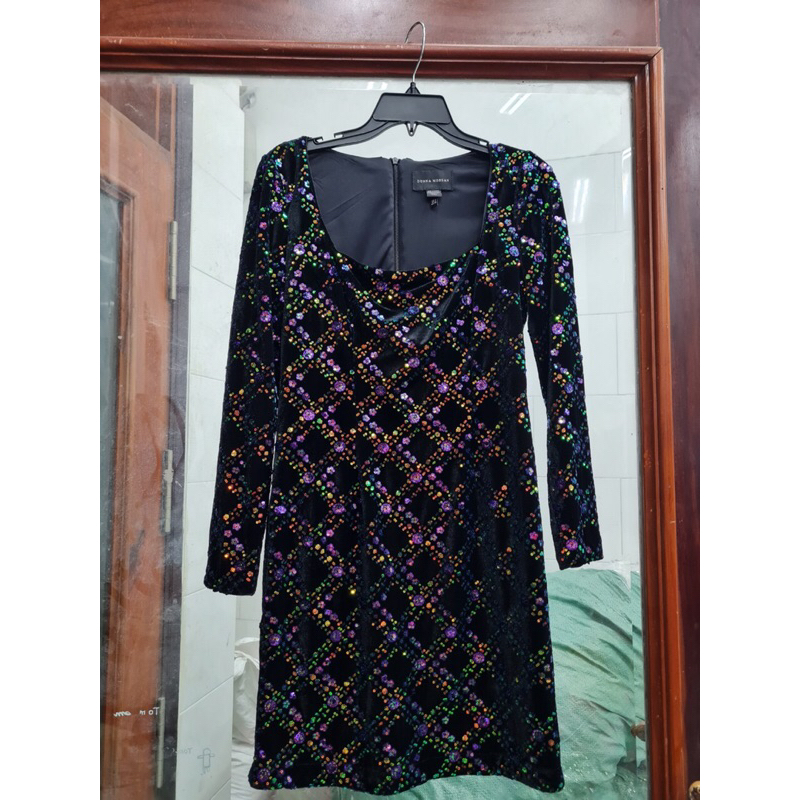 Đầm VNXK hiệu Donna Morgan hình thật Shop chụp