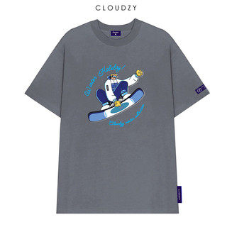Áo thun nữ nam unisex tay lỡ phông local brand form rộng teen cổ tròn oversize cottonCLOUDZY HOLIDAY