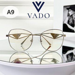 Kính râm kính thời trang nữ tròng trắng dùng đi biển, đi chơi, chụp hình - VADO - A9