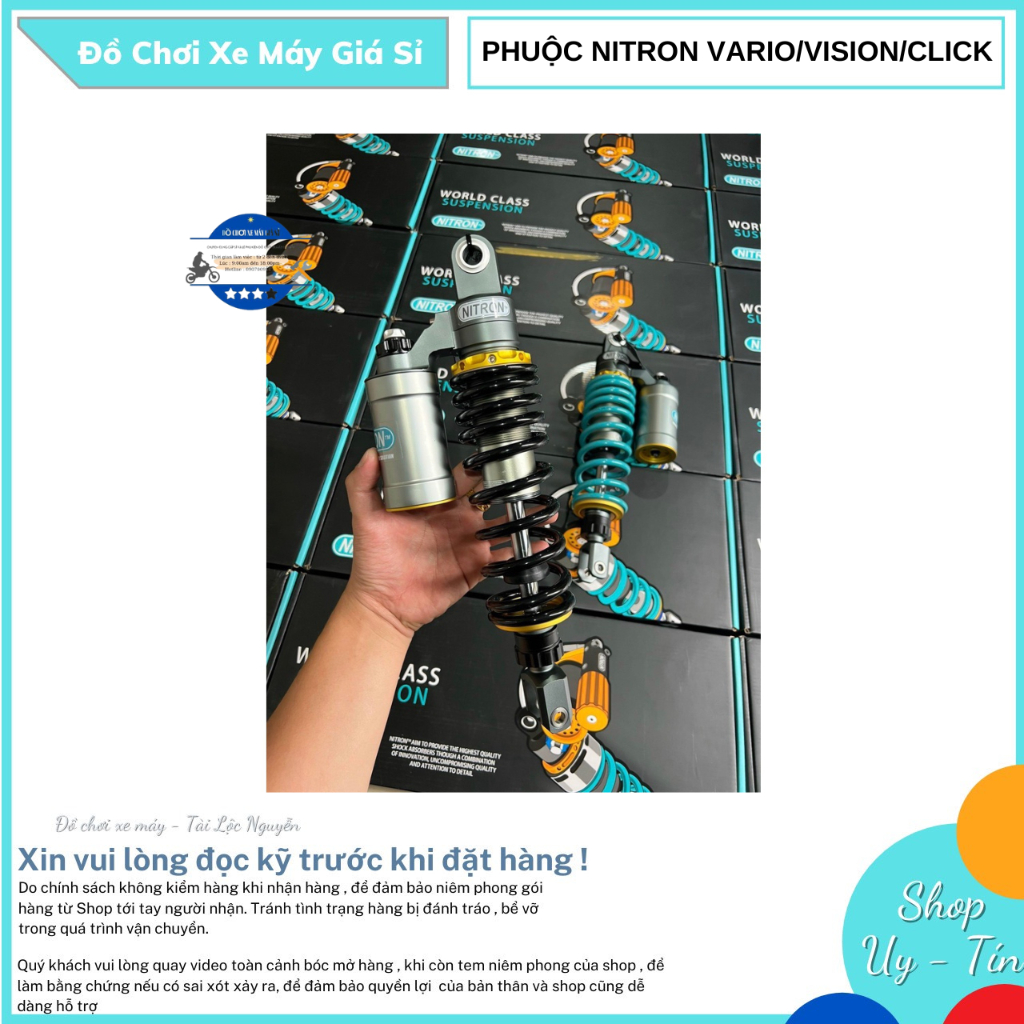 PHUỘC KIỂU NITRON VARIO/VISION/CLICK 330MM