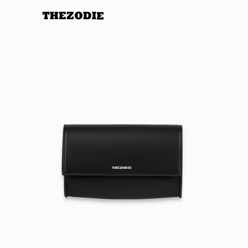 Túi điện thoại đeo chéo màu đen da si