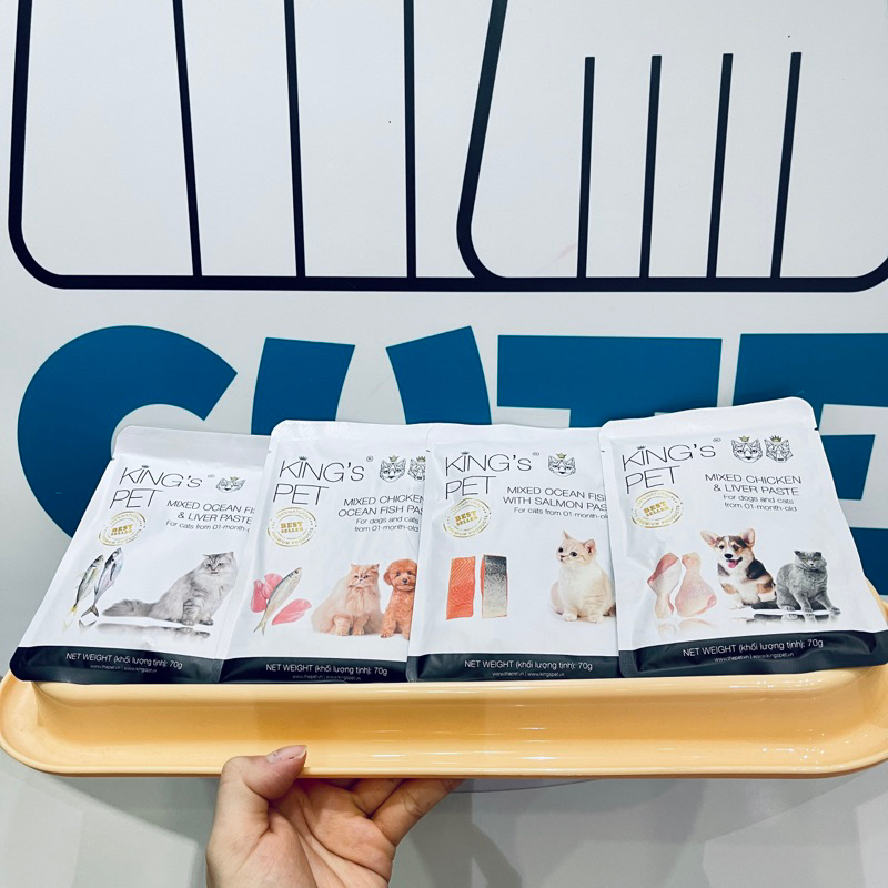 𝐏𝐚𝐭𝐞 𝐭𝐮́𝐢 𝐊𝐢𝐧𝐠’𝐬 𝐏𝐞𝐭 gói 𝟕𝟎𝐠 – 𝐏𝐚𝐭𝐞 𝐯𝐚̣𝐧 𝐜𝐡𝐨́ 𝐦𝐞̀𝐨 𝐦𝐞̂
