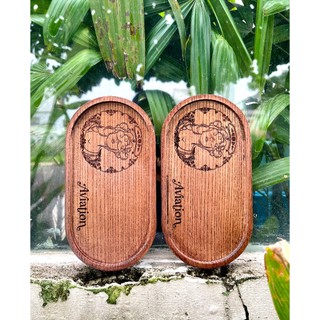 Khay gỗ Elip lớn (decor 13)