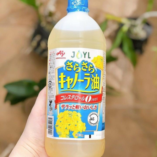 Dầu ăn hạt cải Ajinomoto nguyên chất chai 1 lít nội địa nhật bản date mới chính hãng