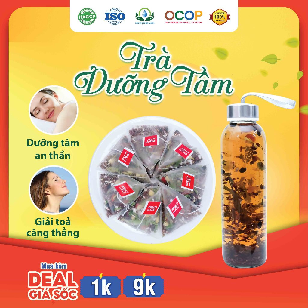 Trà Long Nhãn, Kỷ Tử, Táo Đỏ, Trà Dưỡng Tâm - Siêu Thị Thiên Nhiên