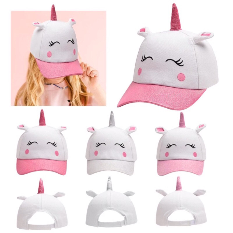 Nón mũ lưỡi trai cho bé gái 3-10 tuổi