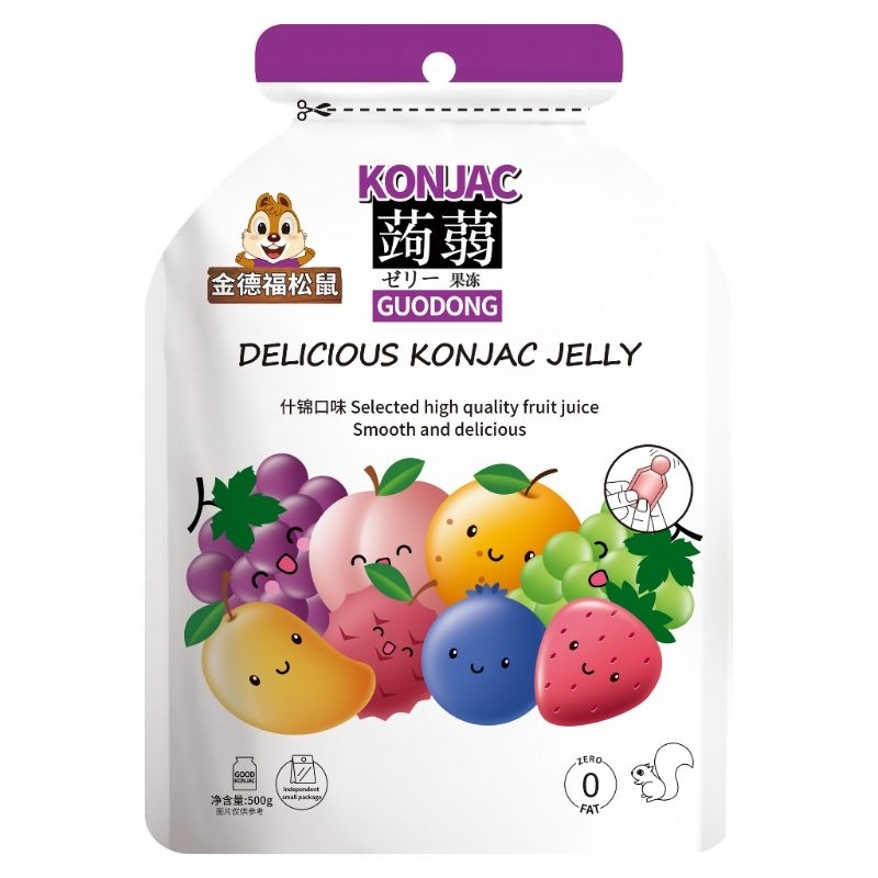 Thạch Trái Cây Konjac Blike Mix Vị 100g