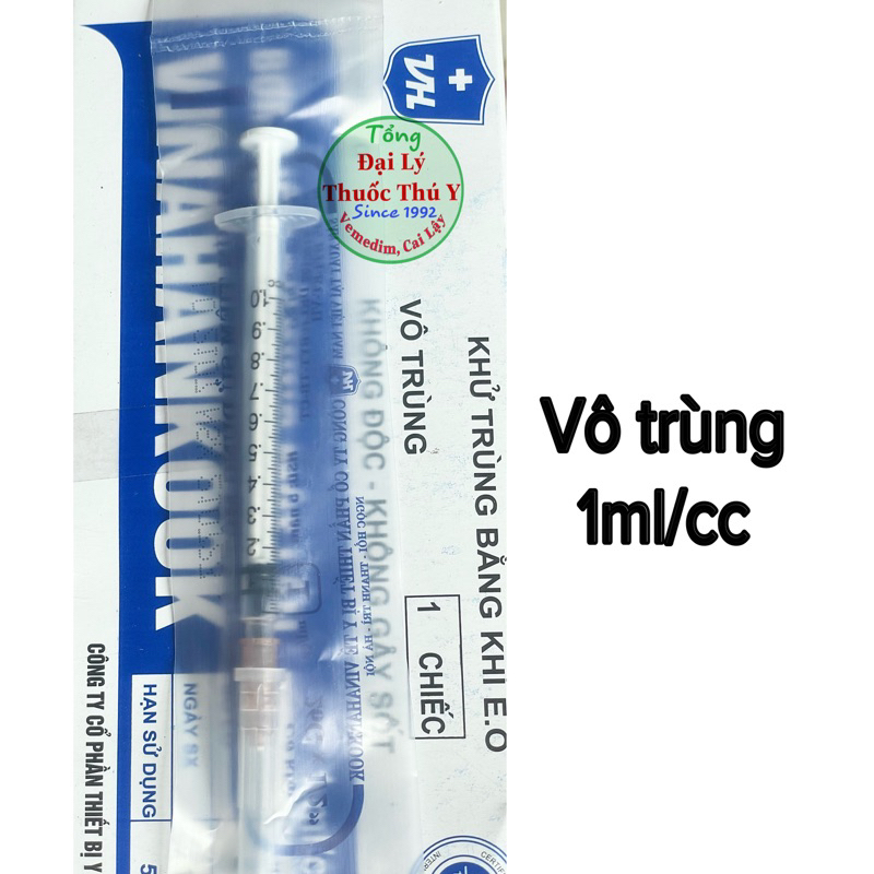 Xilanh 1ml/cc vô trùng vihahankook