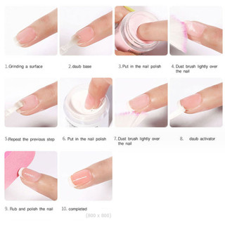 chai Bột nhúng dipping powder (Base gel, Activitor, Top)