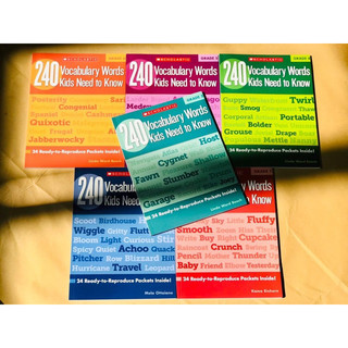 240 vocabualary words kid need to know - bộ 6c nhập