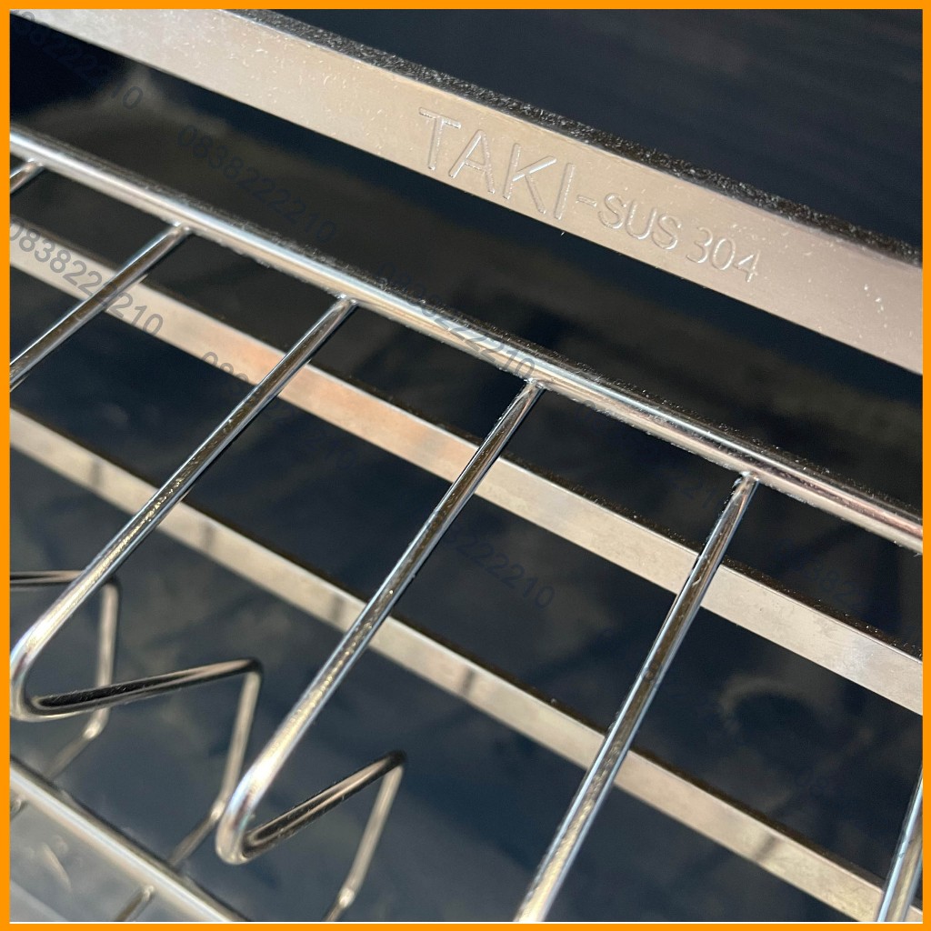 Giá Bát Tủ Bếp, Kệ Gầm Bếp Loại Nan Dẹt TAKI INOX Không Gỉ 304 Ray Âm Giảm Chấn - Bảo Hành Vĩnh Viễn - Có Thợ Lắp