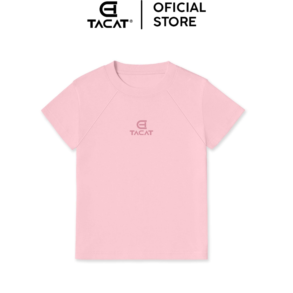 Áo Thun Baby Tee - A1 Áo thun Hồng TACAT Local Brand chính hãng 100% cotton co giãn 2 chiều