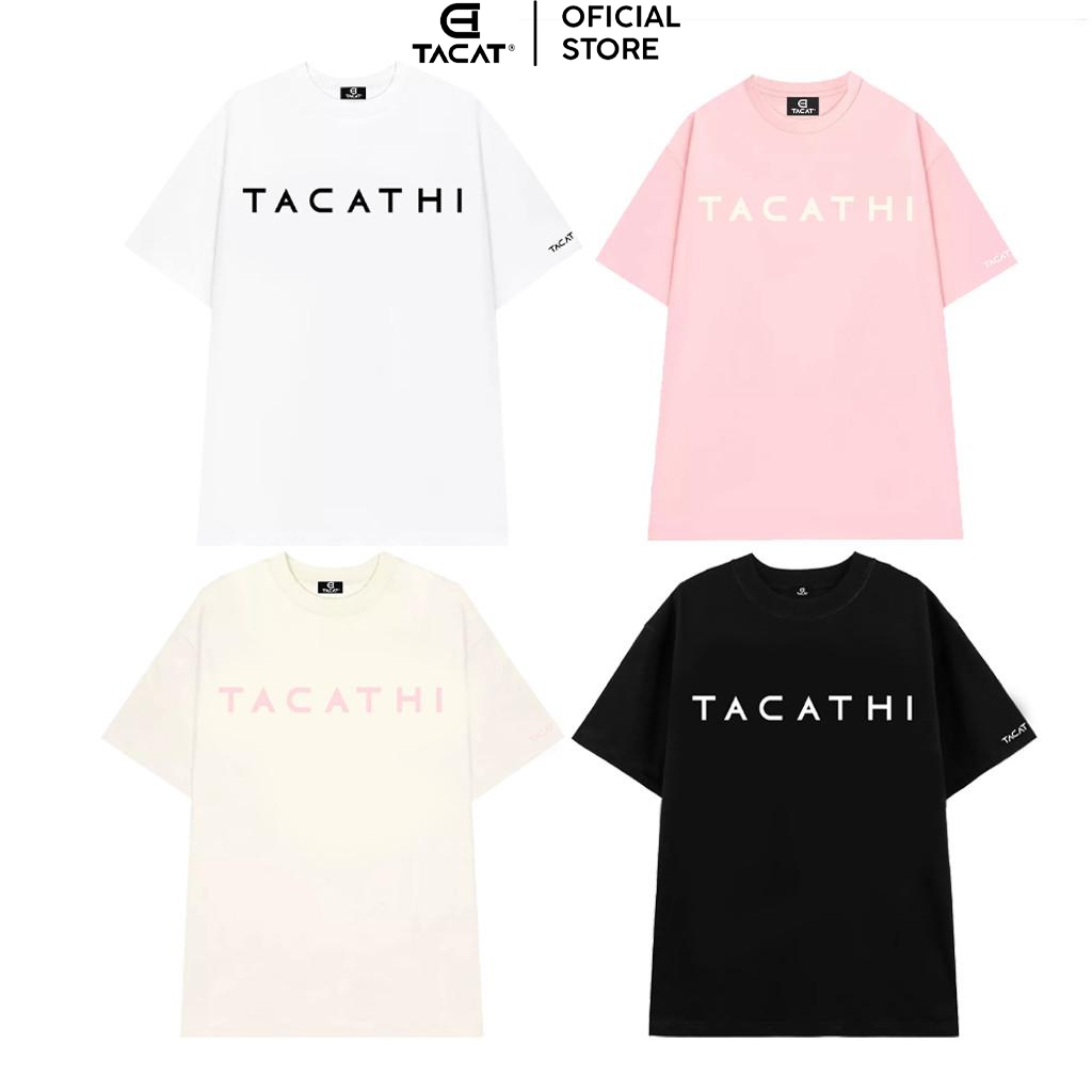 Áo thun trơn -X1- in TACAT HI Áo phông unisex 100% cotton 2 chiều LocalBrand