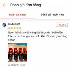 Khay pin 21700, 18650, 21770