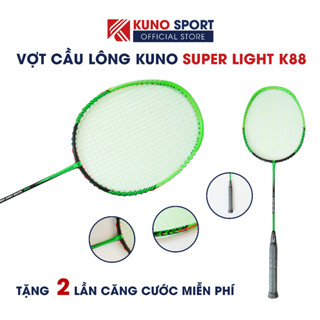 Vợt Cầu Lông KUNO Super Light K88, 6U Khung Carbon,Siêu Bền, Công Thủ Toàn Diện