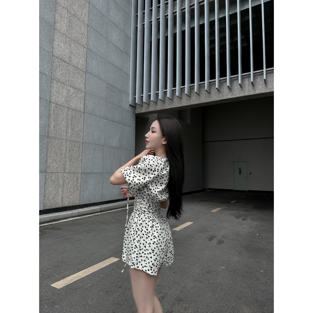 Jumpsuit Xếp Ly Eo - 3524