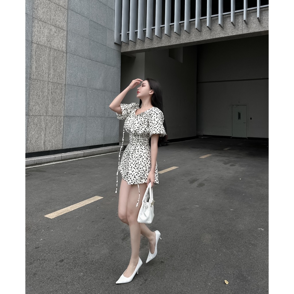 Jumpsuit Xếp Ly Eo - 3524