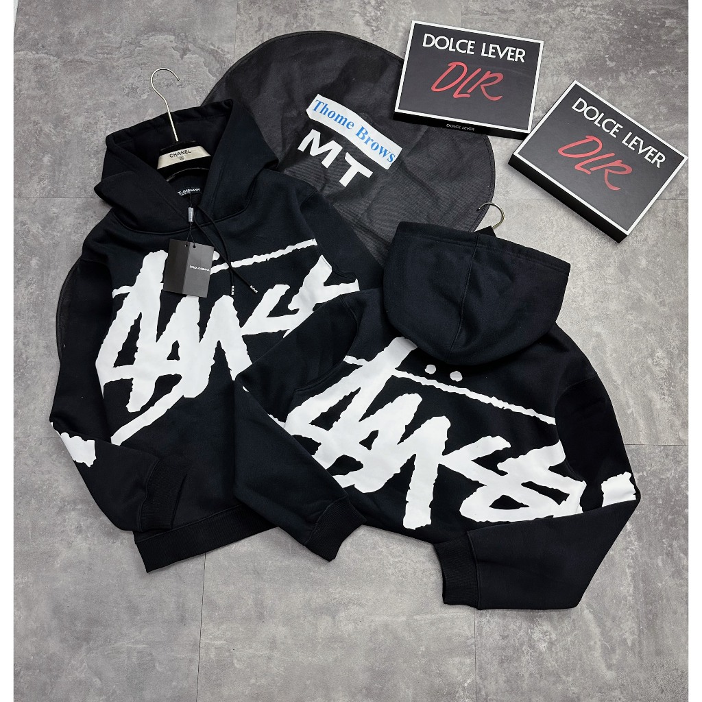 Áo Nỉ Hoodie Nam DG In Logo 2 Mặt Áo Siêu Đẹp - Áo Hoodie Nam Nữ DG Vảy Sơn Full Áo Siêu Nét