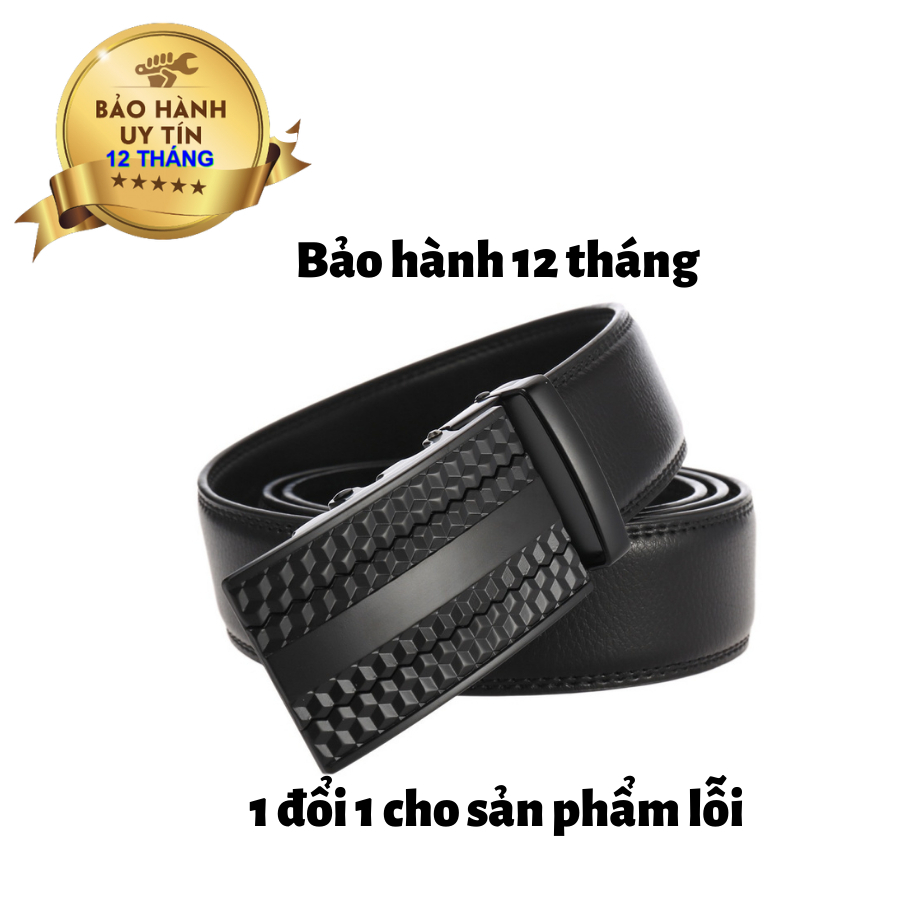 Dây Nịt Nam Da Bò Thời Trang - Thắt Lưng Nam Siêu Bền Đẹp, Tặng Kèm Hộp - TLS