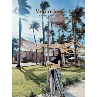 SÉT BỘ THUN GÂN QUẦN SỌC MANGO