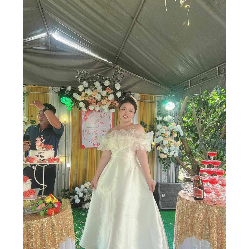 ĐẦM MAXI BÈO KIẾNG BIGSIZE - ĐẦM CÔ DÂU - ĐẦM CÔNG CHÚA