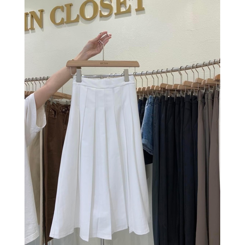Chân váy chữ xếp li chuẩn Hàn
