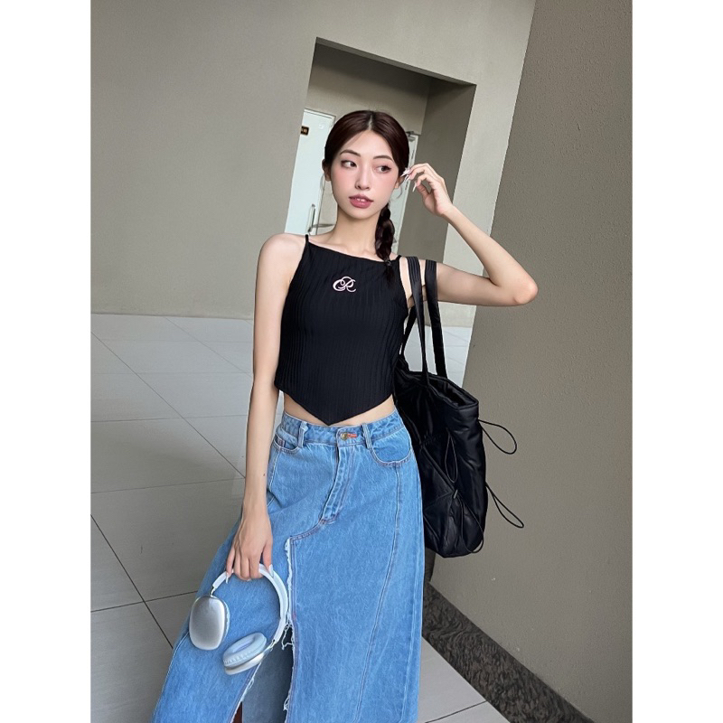 Pass CARA Chân váy jean dài- Size L- Form đẹp