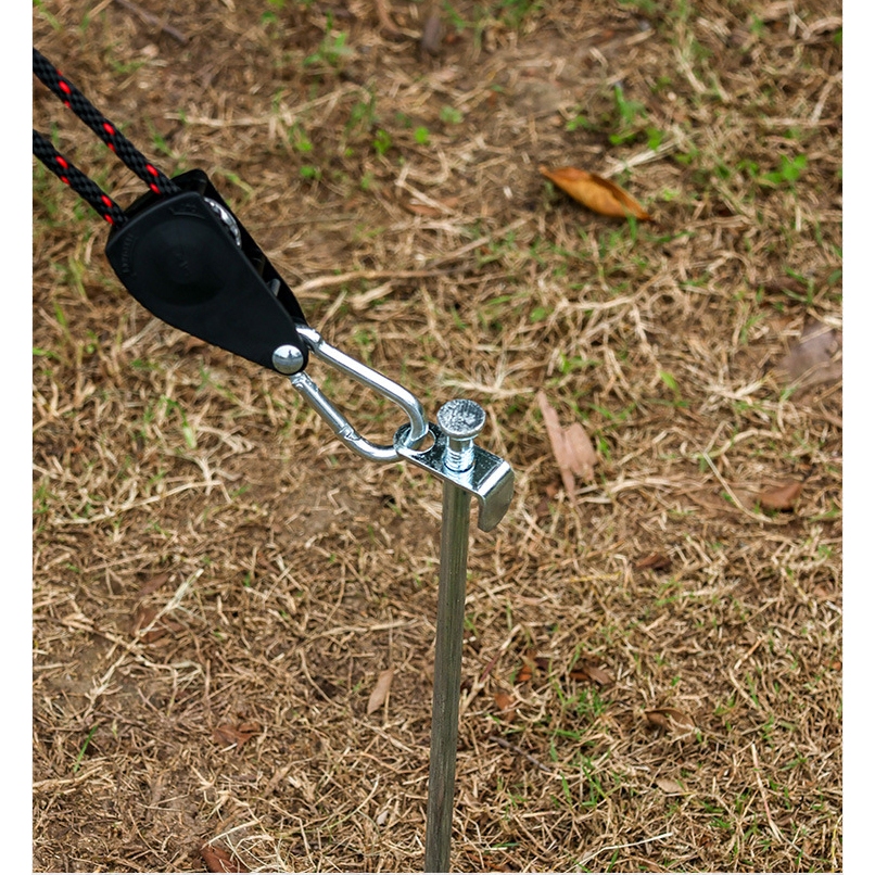 Đinh cắm trại loại 30cm, đinh camping bằng thép phi 9mm chuyên dụng cho địa hình đất, đá, sỏi