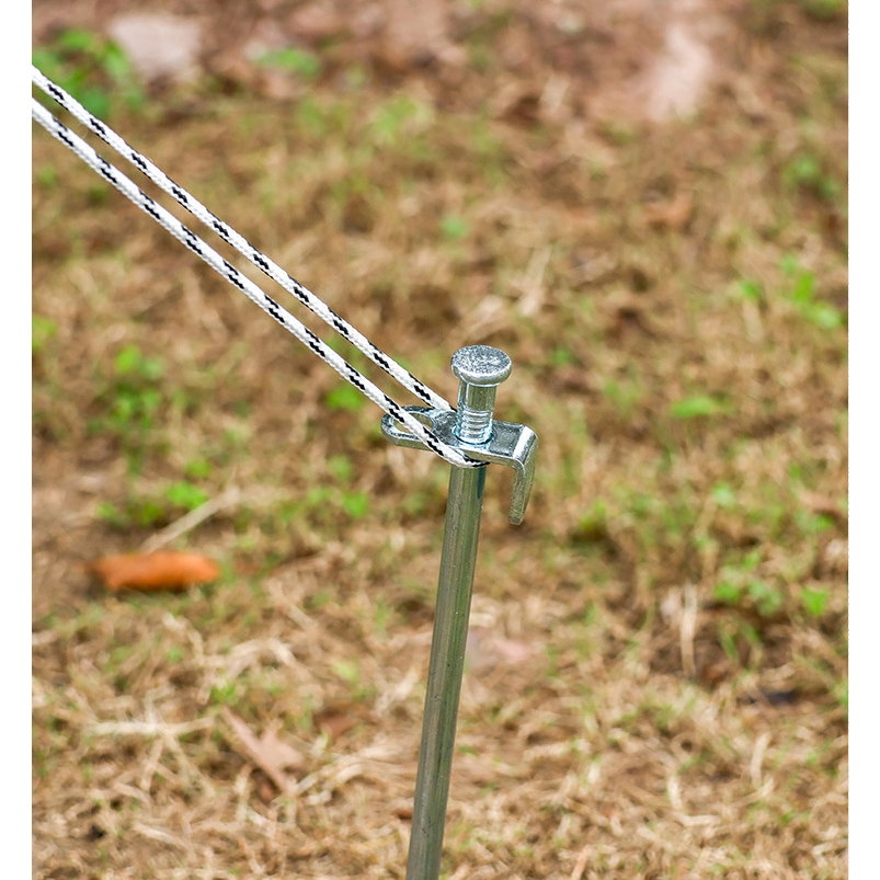 Đinh cắm trại loại 30cm, đinh camping bằng thép phi 9mm chuyên dụng cho địa hình đất, đá, sỏi