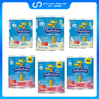  Combo 6 hộp Sữa Pediasure Mỹ Grow & Gain 400g hương vani dâu tăng cân tăng chiều cao cho trẻ từ 1-10 tuổi date 2026 