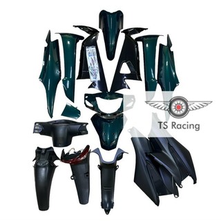 Dàn áo wave a xanh rêu xanh lá - tặng team 3 lớp