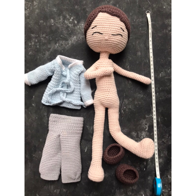 Búp bê len vintage cao 40cm