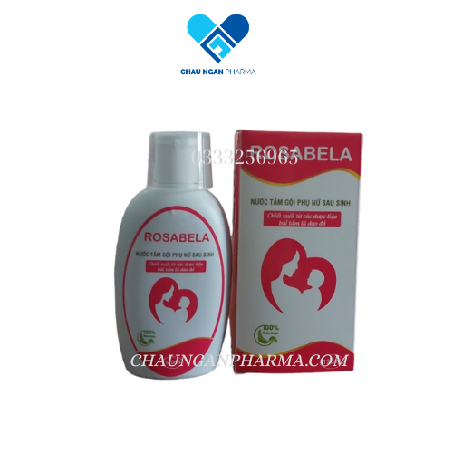 ROSABELA NƯỚC TẮM GỘI PHỤ NỮ SAU SINH Chai 120ml