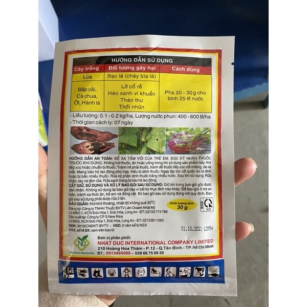 Chuyên Trừ thán thư, thối nhũn, lở cổ rễ, cháy bìa lá - Vua Sát Khuẩn