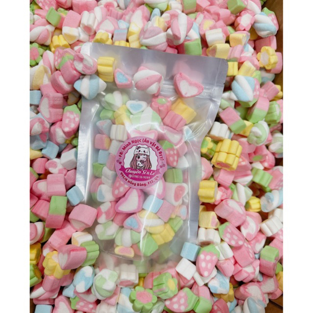 500G Kẹo Bông Gòn Marshmallow Mix