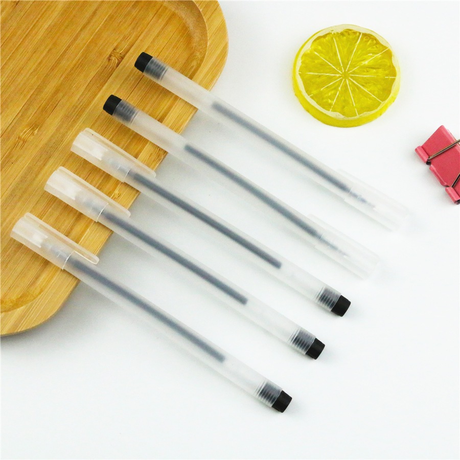 Bút gel đen xanh đỏ ngòi kim set 10 chiếc bút bi nước ngòi 0.5mm khô nhanh bút gel cute văn phòng phẩm