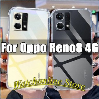 Ốp lưng chống va đập Oppo Reno 7 7z 8 4g/5g Reno 8T Reno 8z 5G dày dặn trong suốt bảo vệ camera