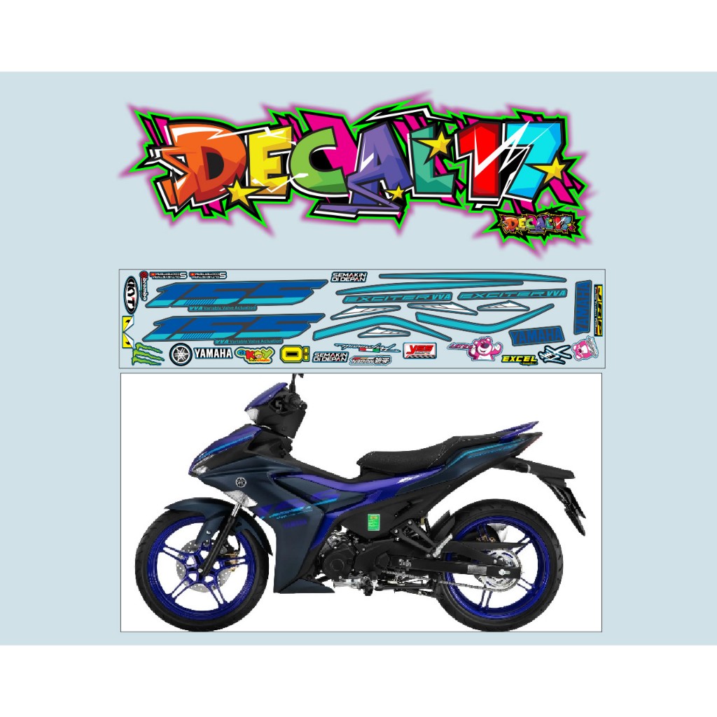 TEM ZIN EXCITER 155 XE XANH NHỚT !