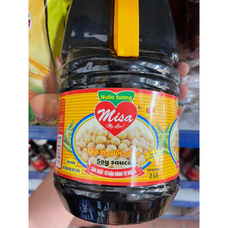 Nước Tương Xì Dầu Misa Can 2L (Nhãn Mới Hãng Quê Tôi )