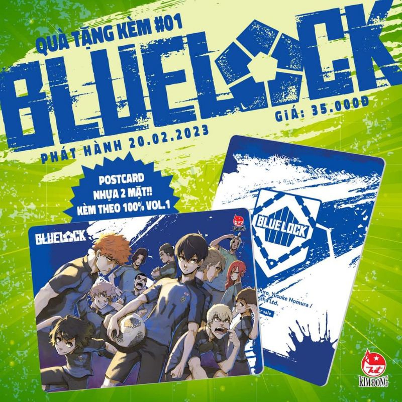 Sổ Combo Bluelock - Blue lock 1,2,3 kèm poster