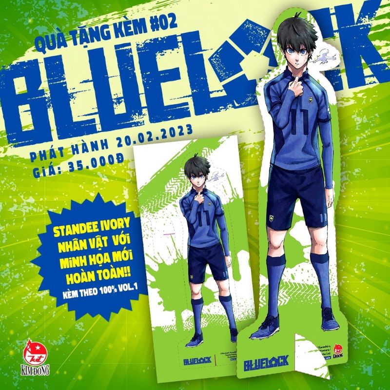Sổ Combo Bluelock - Blue lock 1,2,3 kèm poster