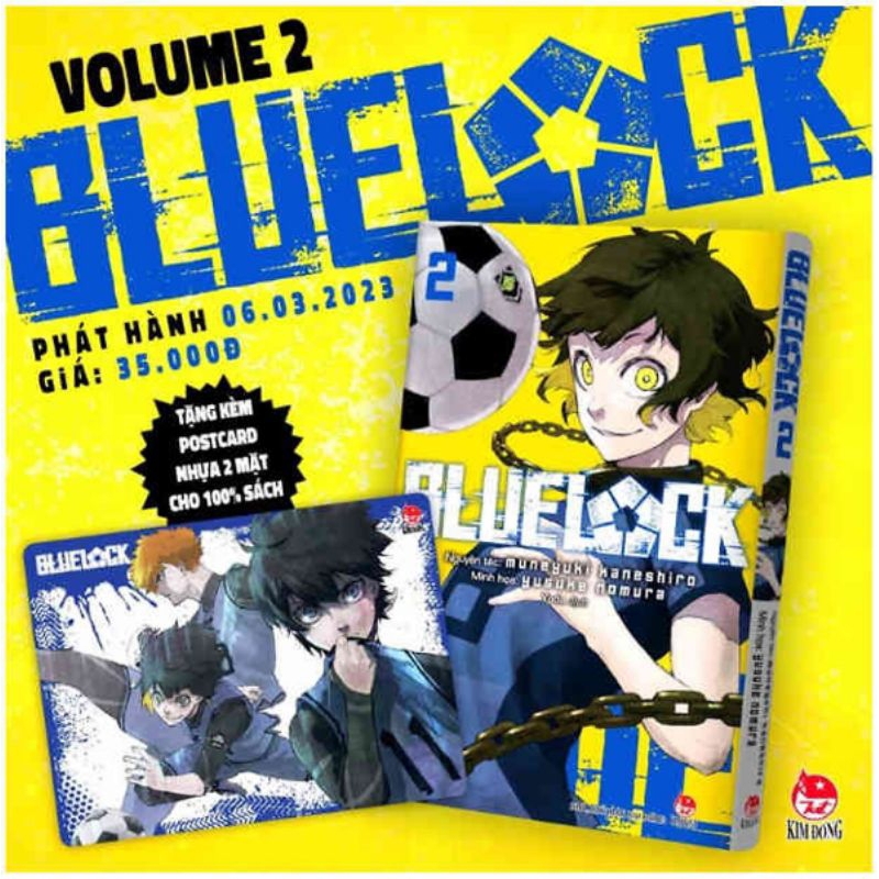 Sổ Combo Bluelock - Blue lock 1,2,3 kèm poster