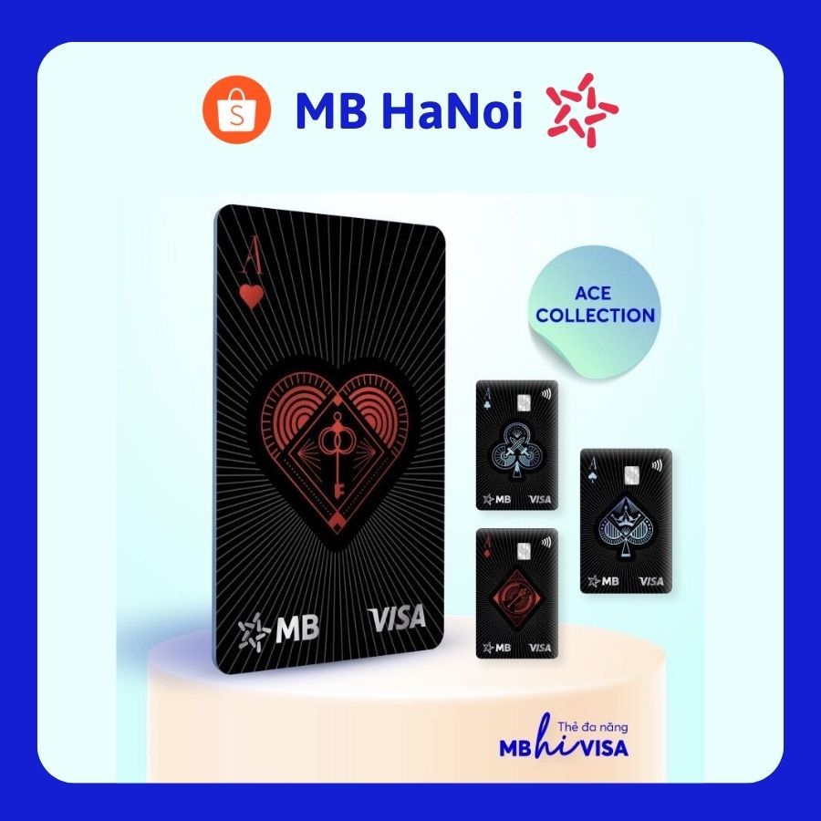 Thẻ MBBank Át rô, Át cơ, Át tép, Át bích