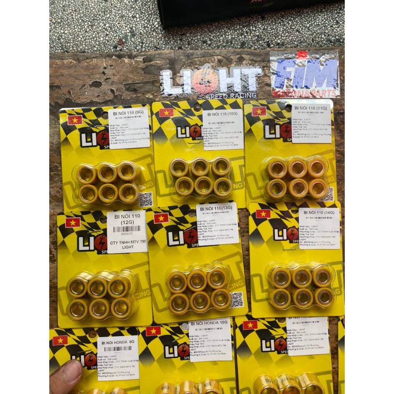 Bi Nồi Light Chính Hãng Đủ Size : 9g 10g 11g 12g 13g 14g 15g 16g 18gHĐ,Yamaha