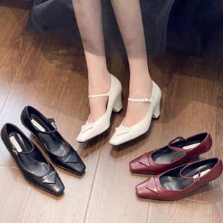 ORDER 🎀 Giày cao gót gắn tag mũi nhọn 7cm