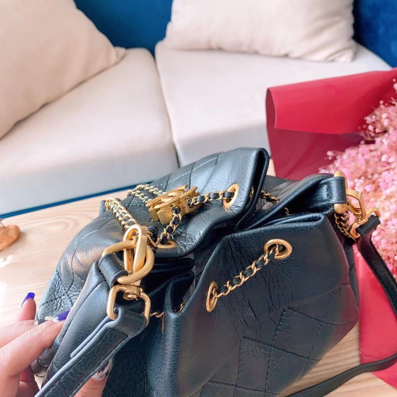 Túi xách nữ cha neo dây rút super loại 1 Quảng Châu xinh sz 25